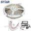 Blister Pack Flexible LED Strip Light Set 5meter RGB 5050 30led/m 36w IP20 DC12V + RGB IR Remote Controller + 36w 12v Adapter