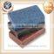 Fine grit abrasive hand sanding sponge block