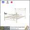 new design double bed frame with brass