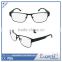 2016 new style half frame mental unbreakable reading glasses