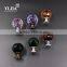 1 3/8 inch clear zinc base specialty drawer glass crystal knobs
