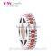 Individual Clear Cz Stone Tire balancing Beads 2015 Fashion Silver Charms X039