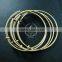 60mm diameter vintage brass bronze plated simple wiring bracelet for beading 1900101
