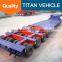 Titan heavy duty 4 axle low bed container car trailer with high quality