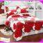 disperse flower printing 3d 100% polyester brushed microfiber fabric