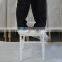 aluminum napoleon white Wedding Chair with cushion