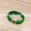 New fashion beautiful korean magnet clasp red crystal gold green resin imitation jade bangle bracelet Legend of the blue sea