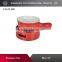 Three-piece ceramic chocolate pot with foundation high temperatura color glaze fondue set
