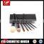 7pcs black cosmetic brush set with good handle feeling