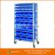 Colorful Stainless Steel Locker plastic storage shelves customized small parts organizer