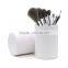 10 pcs/set Makeup Brushes set Foundation eyeliner Eyebrow Lip Brush Tools cosmetics Kits make up Brush Set with White Holder