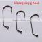 Large stock Carbon steel 60 degree jig hook fishing