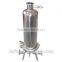 Stainless steel side entry bag filter