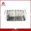 BBQ grill topper with stainless steel roasting chicken rack
