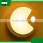 children plastic mini round eat peas battery charge led sensor day night lamp light