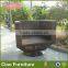 Hot sell outside sofa chair leisure wicker rotating coffee chair