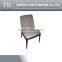 Antique solid wood and leather dinning chair