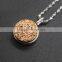 S925 Sterling Silver Genuine Natural Gemstone Druzy Necklace Precious Necklace