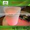 Good shape LED plastic indoor wine bucket