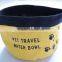Folding Waterproof Nylon Pet Travel water Bowl