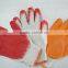 sunnyhope yellow liner red T/C Industrial Latex Rubber Hand Gloves