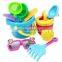 2015 outdoor most fashionable plastic sand beach toys in summer for kids