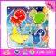 2017 New products develop intelligence children toy magnetic wooden maze ball W11H016