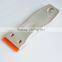 CN052 Hard Scraper with 1.5 Inch Double Side Plastic Razor Blade