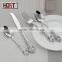 Restaurant dinnerware; stainless steel water drop handle cutlery sets;steak knife,dinner fork,dinner spoon set