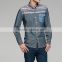 high quality cotton casual shirt design ,latest casual jeans shirt design,mens printing casual shirt 2014 new style