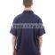 100% Cotton Preshrunk Drill Short Sleeve Navy mens work shirts