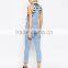 2015 fashionable hot sale OEM customized Denim women elegant overalls