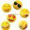 Wholesale kids beach pu smiley ball cute stress pu ball