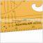 kearing brand plastic transparent yellow Scale ruler,economical tailor scale ruler#8535B