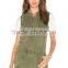 best selling lady tencel and linen-blend cheap military vests