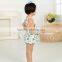 New Arrival Baby Cute Design Girls Satin Floral Lace Backless Sling Cotton Jumpsuit Romper For Kids