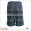 4-way stretch mens shorts with a side pocket grid printed wholesale board shorts