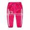 wholesale custom made hot kids girls cotton sport trousers sportswear