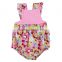 2017 Boutique girl clothes Boho Baby Romper Cotton Summer floral kids clothing