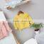 Sweet style solid color lace stitching wholesale baby girl sweatshirt