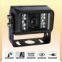 Trailer Motorhome Rear View Camera System with Trailer Hook Connector and Spiral Cables,Free Operating Voltage DC11-32V