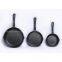 Hisep Cast Iron Skillet Pan with Pre-Season Oil Surface Three Size Set HS-1