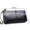 Women leather zipper clutch long wallet purse