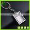 Customized New Heart Creative Different Shape Metal Photo Frame Key Chain Ring Keychains/Oval Round Metal Key Chains