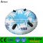 Environmental durable round snow board inflatable single ski board inflatable water ski board for promotional toys