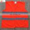 100% Polyester 120gsm Safety Hi Vis Orange Vest