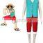 Rose team-Free Shipping One Piece Monkey.D.Luffy Green Anime Sexy Halloween Carnival Costume