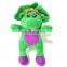 HI CE new arrival movie character barney with music,stuffed plush toy barney for hot selling