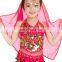 BestDance children belly dance veil cheap bellydance head veil chiffon veil for girls OEM