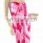 Fashionable multi color beach wear dress for ladies